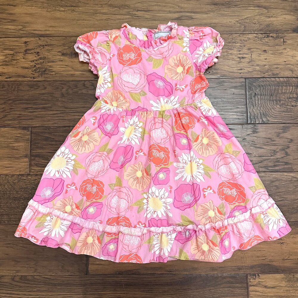 Hollis Baker Purple Floral Dress Size 6